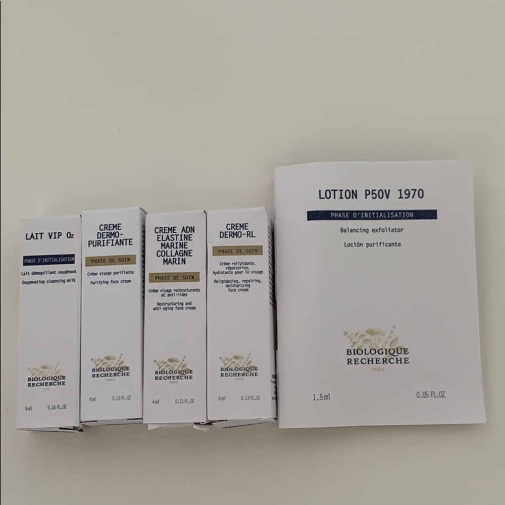 Biologique Recherche samples